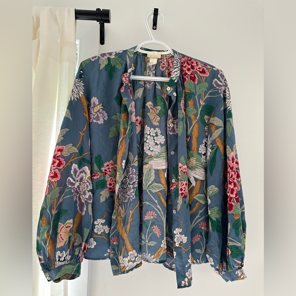 Button front blouse